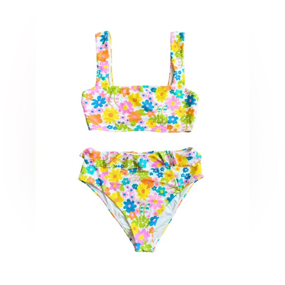 Show Me Your Mumu Petal Pop Ribbed Bikini